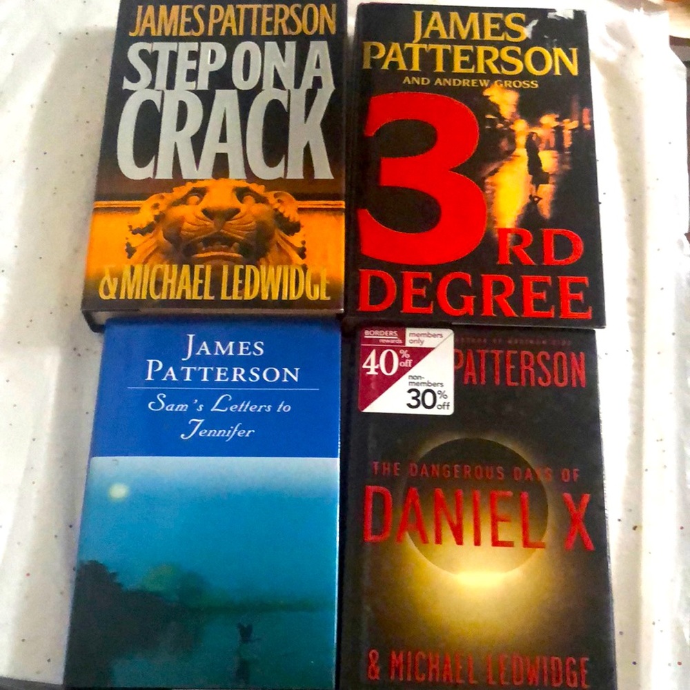 James Patterson novel lot.